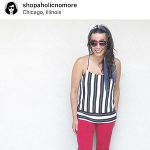 Banana Republic striped camisole. Size 8